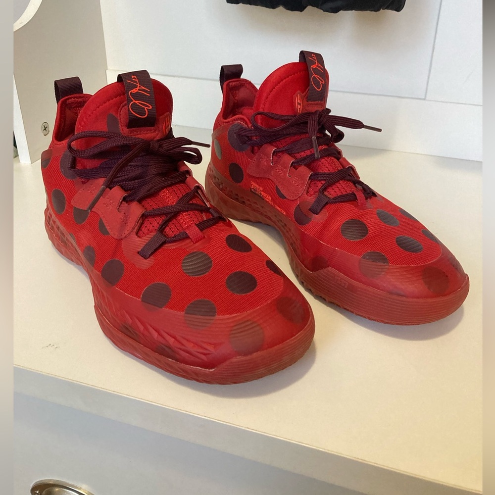 Adidas Harden Vol. 5 Futurenatural Basketball Shoes Red H68595 Men's 8